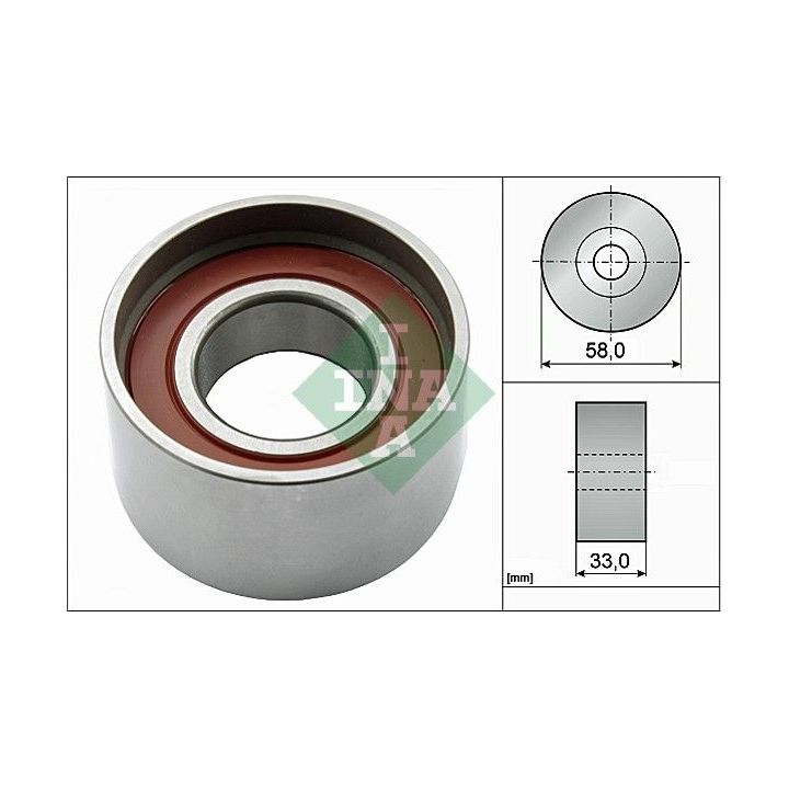 įtempiklio skriemulys, paskirstymo diržas INA 531 0784 10
