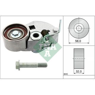 įtempiklio skriemulys, paskirstymo diržas INA 531 0843 10