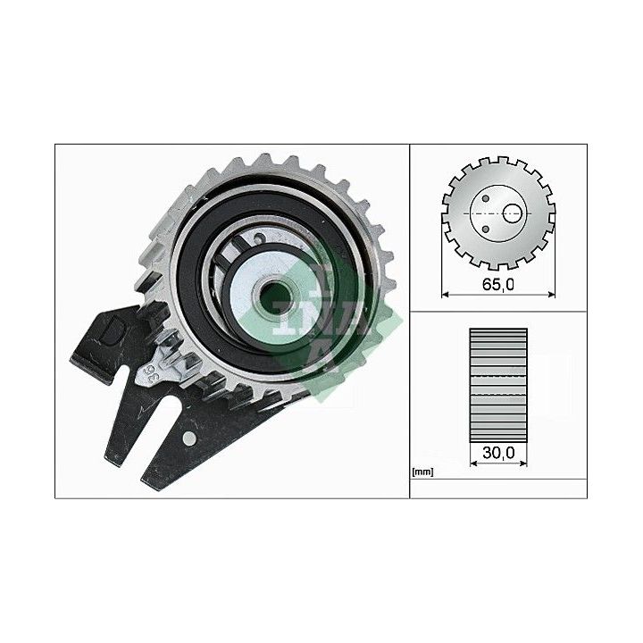 įtempiklio skriemulys, paskirstymo diržas INA 531 0844 10