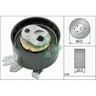 įtempiklio skriemulys, paskirstymo diržas INA 531 0906 10