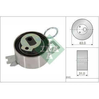 įtempiklio skriemulys, paskirstymo diržas INA 531 0937 10