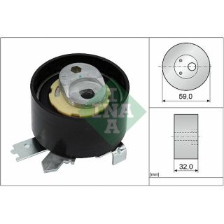 įtempiklio skriemulys, paskirstymo diržas INA 531 0965 10