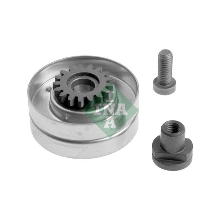 įtempiklio skriemulys, V formos rumbuotas diržas INA 531 0066 10