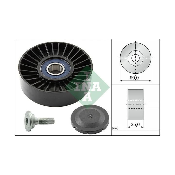 Kreipiantysis skriemulys, V formos rumbuotas diržas INA 532 0138 10