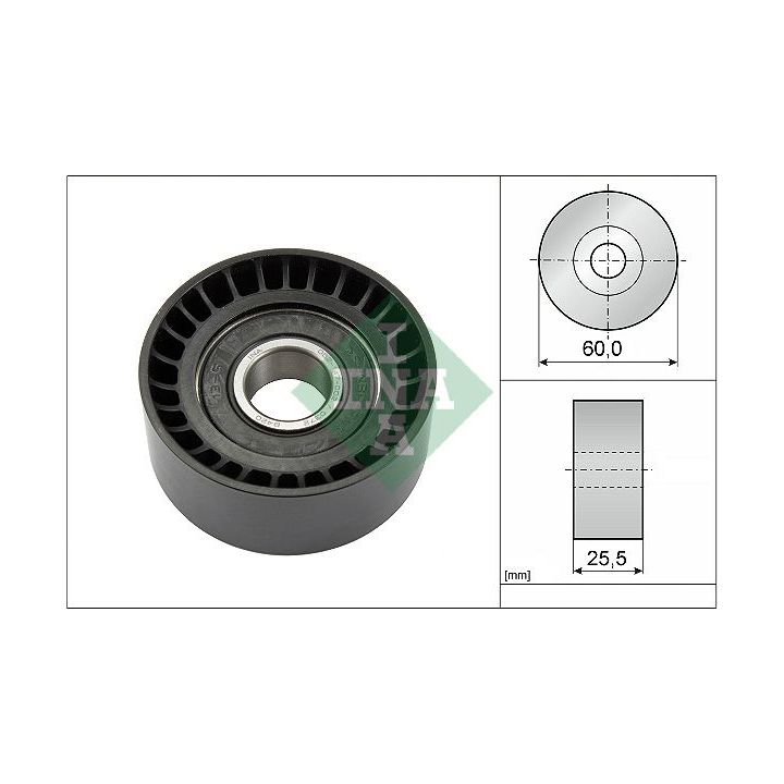 Kreipiantysis skriemulys, V formos rumbuotas diržas INA 532 0243 10