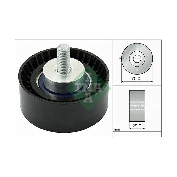 Kreipiantysis skriemulys, V formos rumbuotas diržas INA 532 0298 10