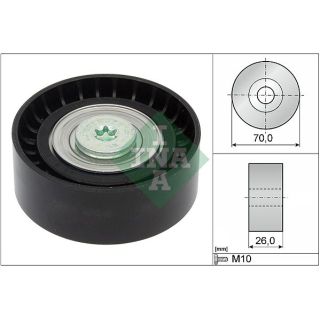 Kreipiantysis skriemulys, V formos rumbuotas diržas INA 532 0434 10