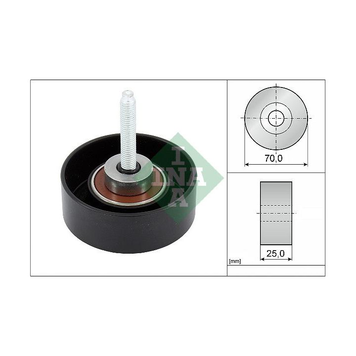 Kreipiantysis skriemulys, V formos rumbuotas diržas INA 532 0541 10