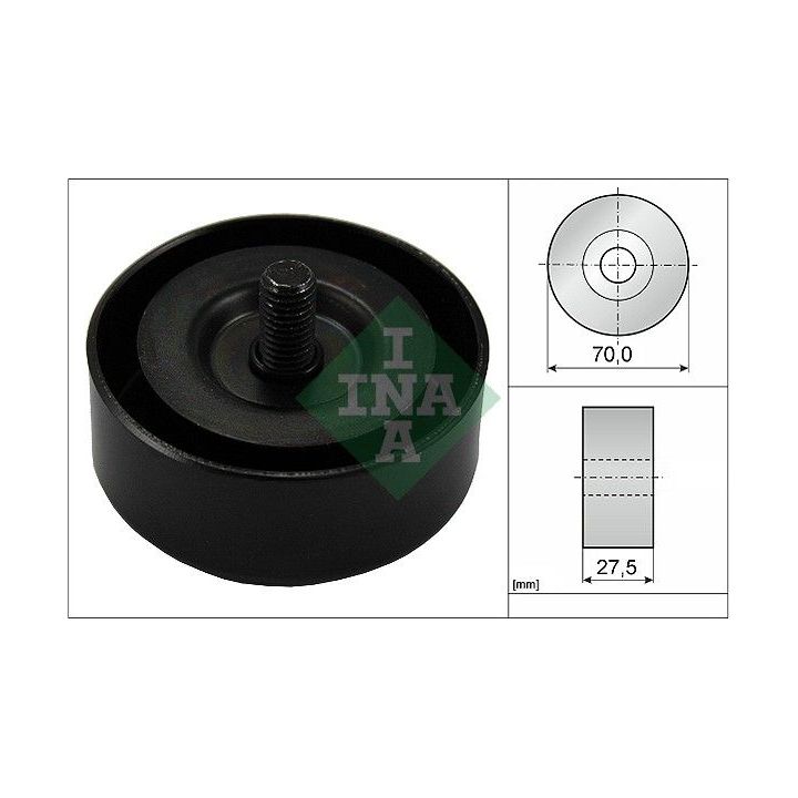 Kreipiantysis skriemulys, V formos rumbuotas diržas INA 532 0606 10