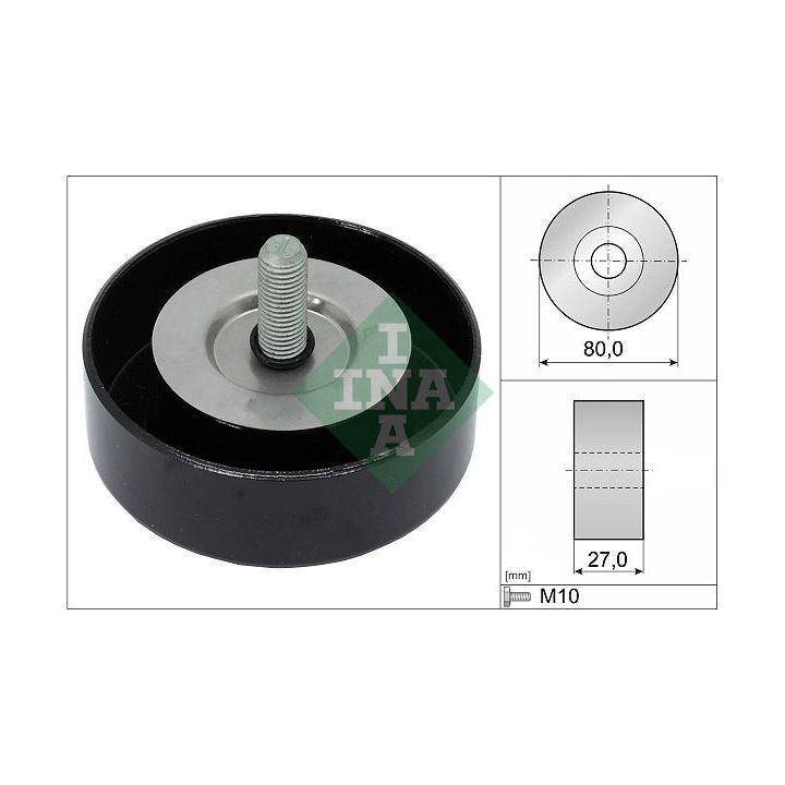 Kreipiantysis skriemulys, V formos rumbuotas diržas INA 532 0658 10