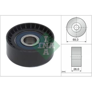 Kreipiantysis skriemulys, V formos rumbuotas diržas INA 532 0666 10