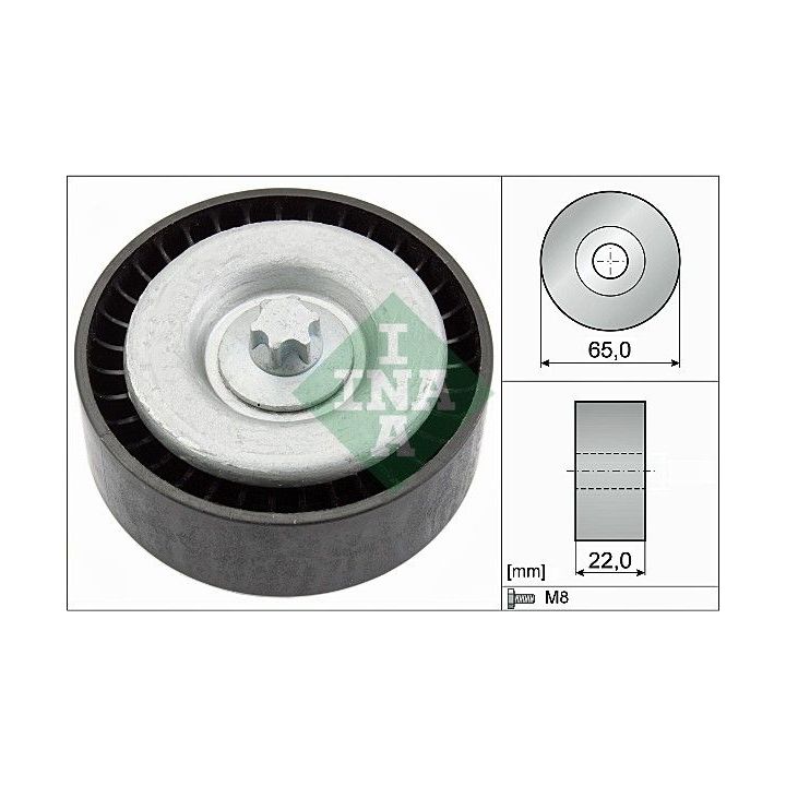 Kreipiantysis skriemulys, V formos rumbuotas diržas INA 532 0667 10