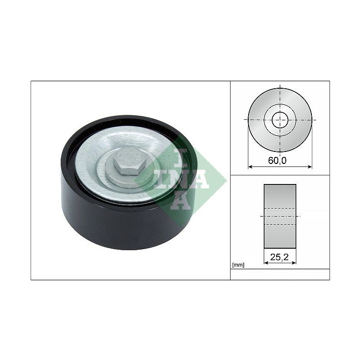 Kreipiantysis skriemulys, V formos rumbuotas diržas INA 532 0715 10