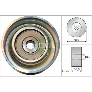 Kreipiantysis skriemulys, V formos rumbuotas diržas INA 532 0738 10