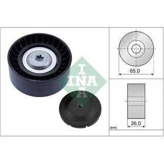 Kreipiantysis skriemulys, V formos rumbuotas diržas INA 532 0804 10