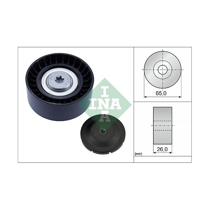 Kreipiantysis skriemulys, V formos rumbuotas diržas INA 532 0804 10