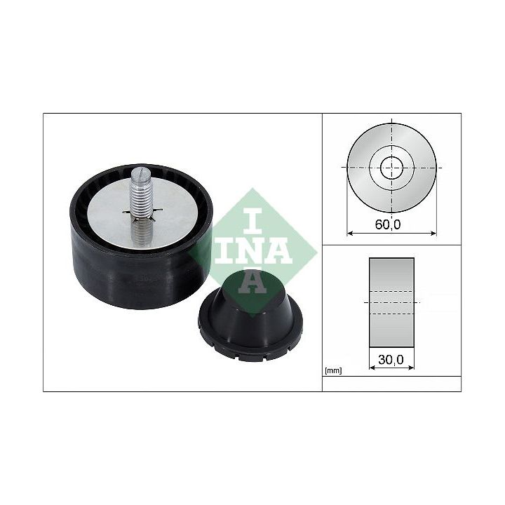 Kreipiantysis skriemulys, V formos rumbuotas diržas INA 532 0890 10