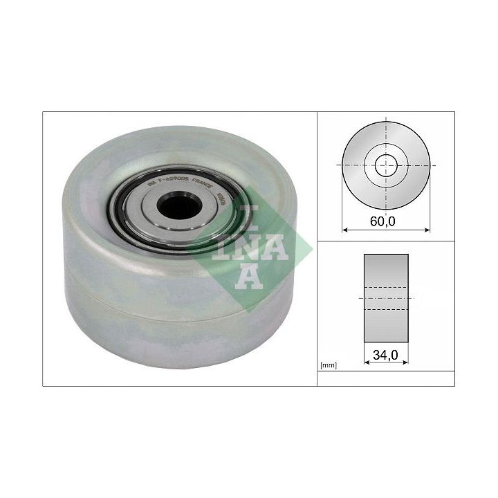 Kreipiantysis skriemulys, V formos rumbuotas diržas INA 532 0921 10