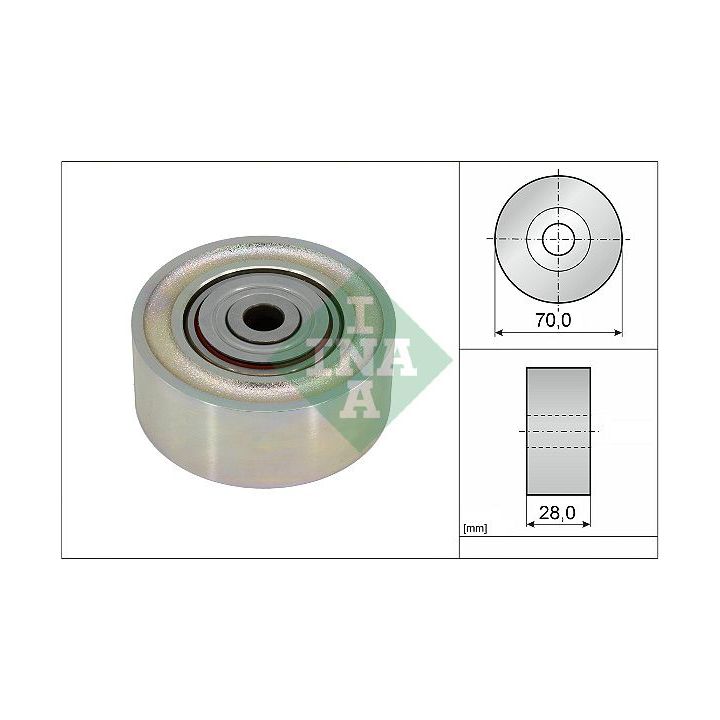 Kreipiantysis skriemulys, V formos rumbuotas diržas INA 532 0934 10