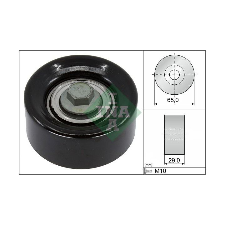 Kreipiantysis skriemulys, V formos rumbuotas diržas INA 532 0936 10