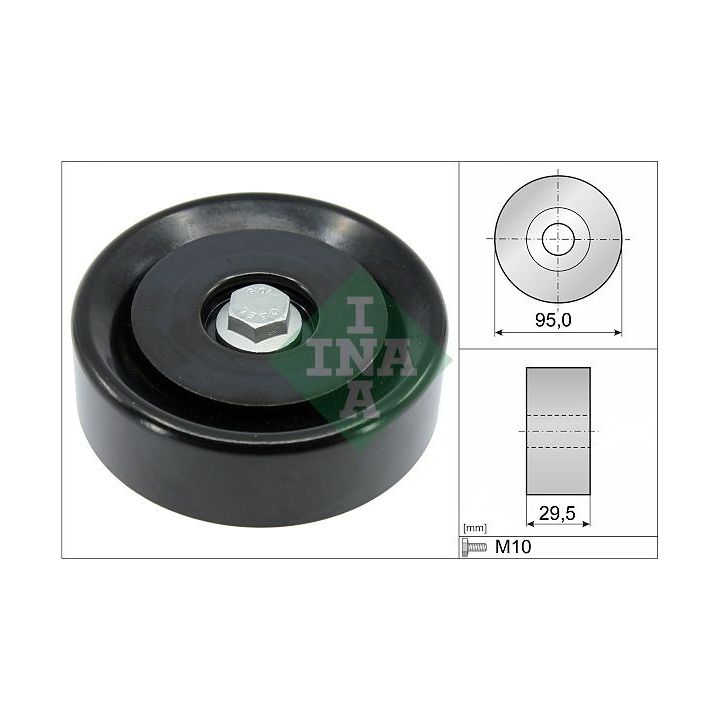 Kreipiantysis skriemulys, V formos rumbuotas diržas INA 532 0959 10