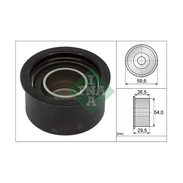 Kreipiantysis skriemulys, paskirstymo diržas INA 532 0087 10