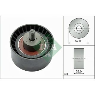 Kreipiantysis skriemulys, paskirstymo diržas INA 532 0120 10