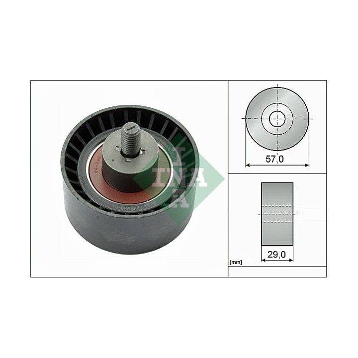 Kreipiantysis skriemulys, paskirstymo diržas INA 532 0120 10