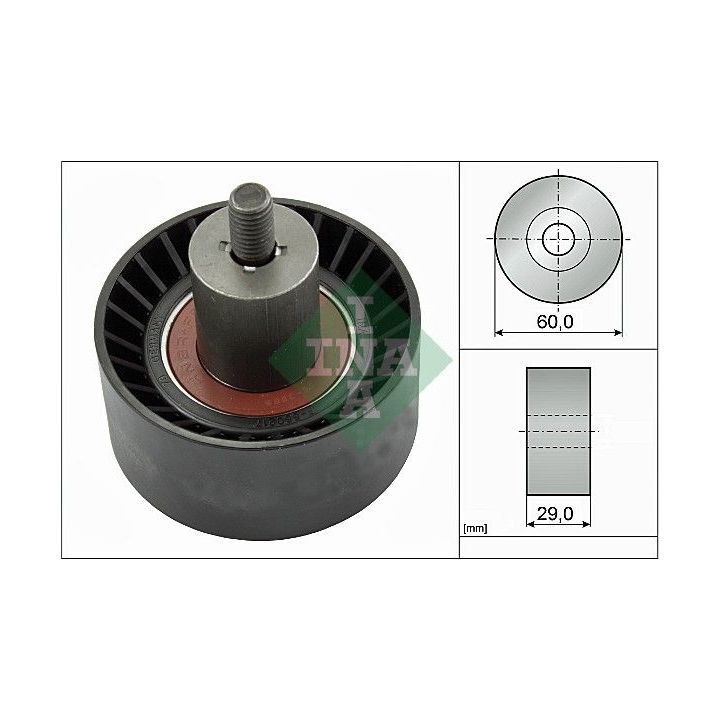 Kreipiantysis skriemulys, paskirstymo diržas INA 532 0187 10