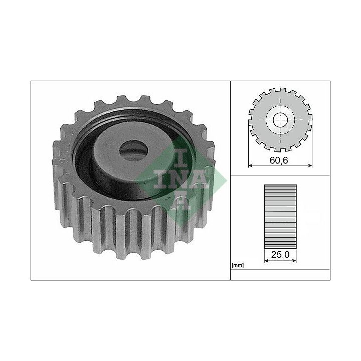 Kreipiantysis skriemulys, paskirstymo diržas INA 532 0218 10