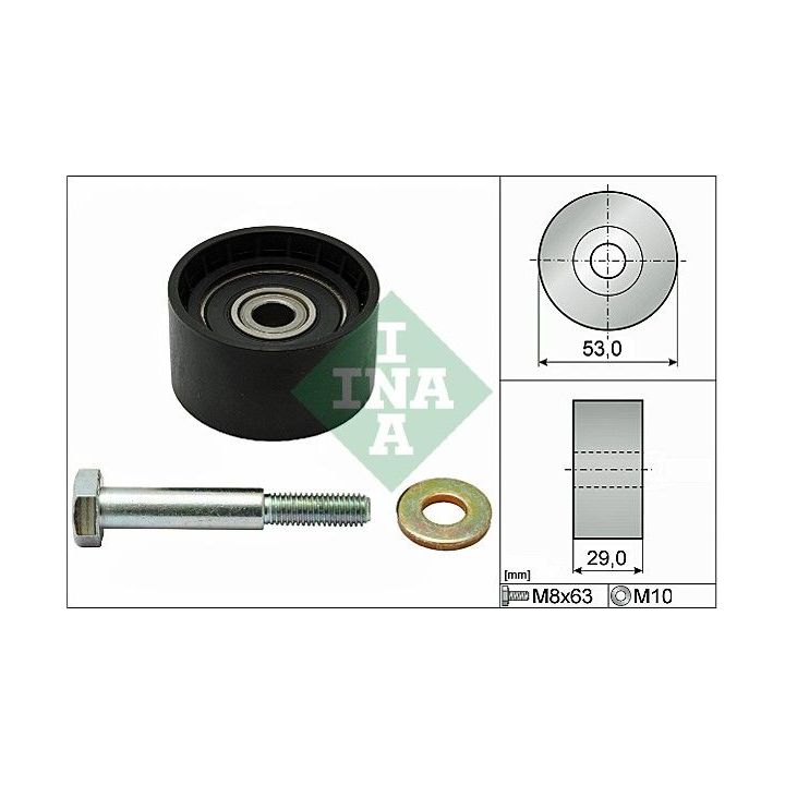 Kreipiantysis skriemulys, paskirstymo diržas INA 532 0287 10