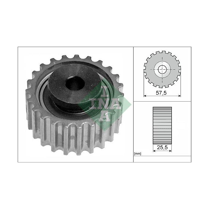 Kreipiantysis skriemulys, paskirstymo diržas INA 532 0387 20