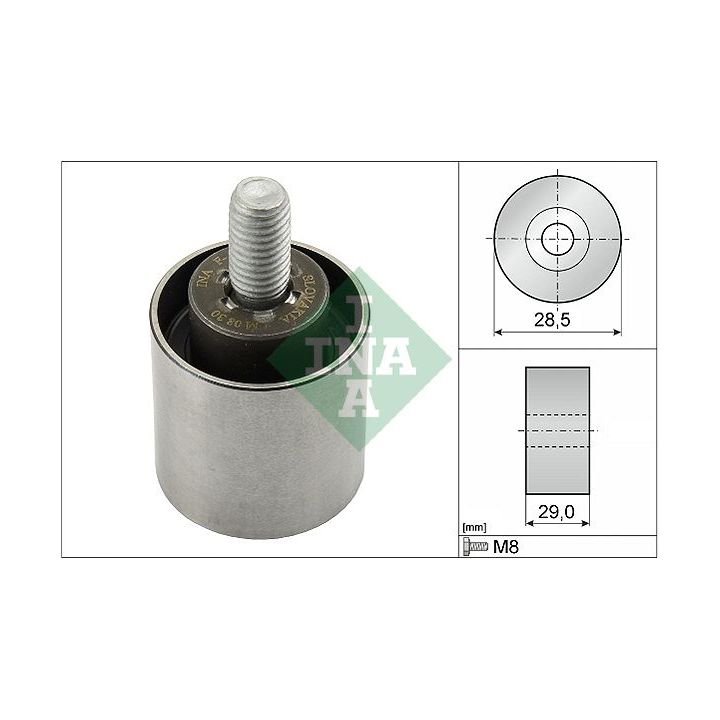 Kreipiantysis skriemulys, paskirstymo diržas INA 532 0661 10