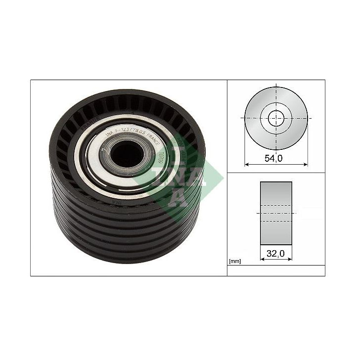 Kreipiantysis skriemulys, paskirstymo diržas INA 532 0774 10