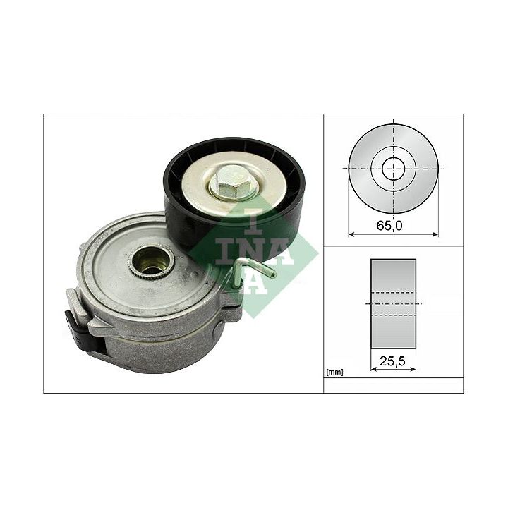 Diržo įtempiklis, V formos rumbuotas diržas INA 534 0068 10