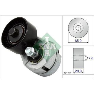 Diržo įtempiklis, V formos rumbuotas diržas INA 534 0109 20