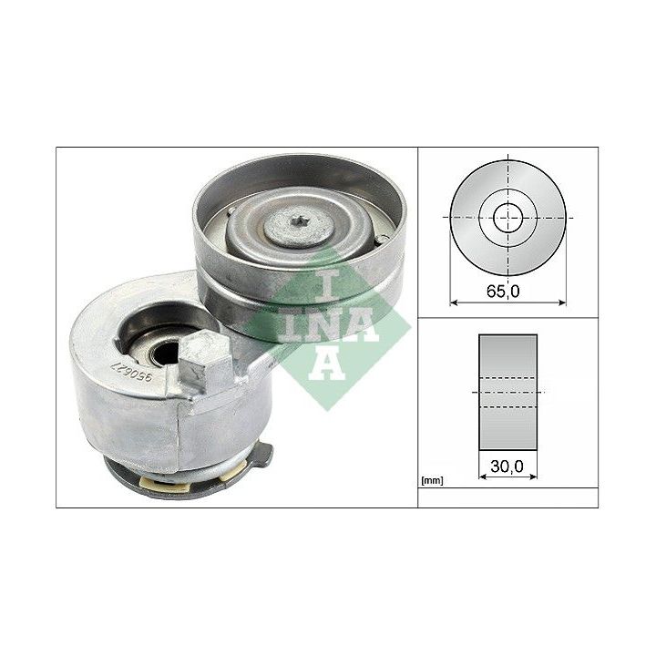 Diržo įtempiklis, V formos rumbuotas diržas INA 534 0142 30