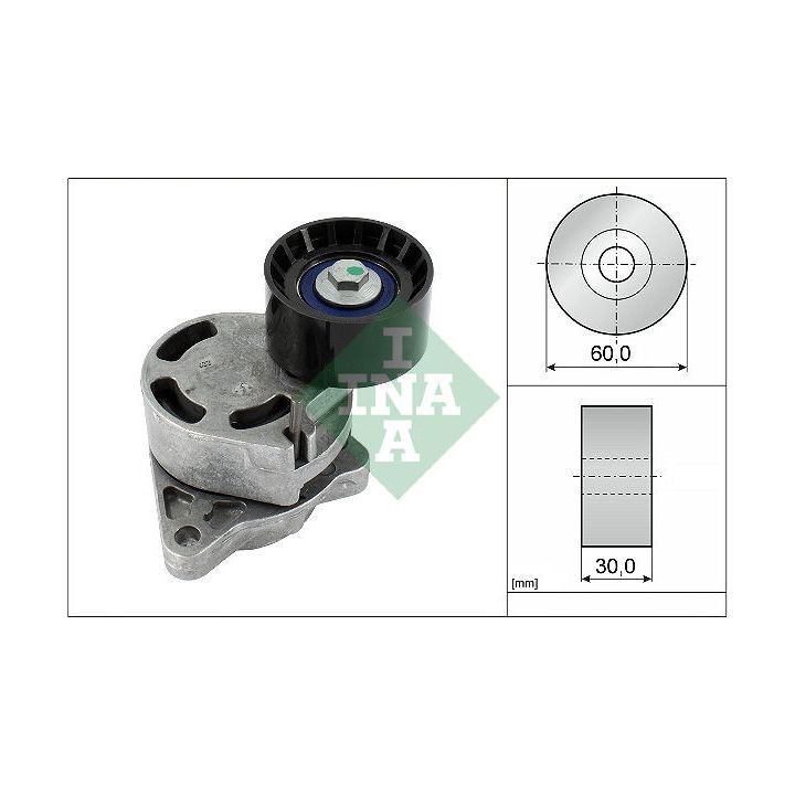 Diržo įtempiklis, V formos rumbuotas diržas INA 534 0181 10