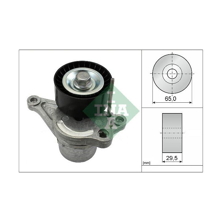 Diržo įtempiklis, V formos rumbuotas diržas INA 534 0281 10