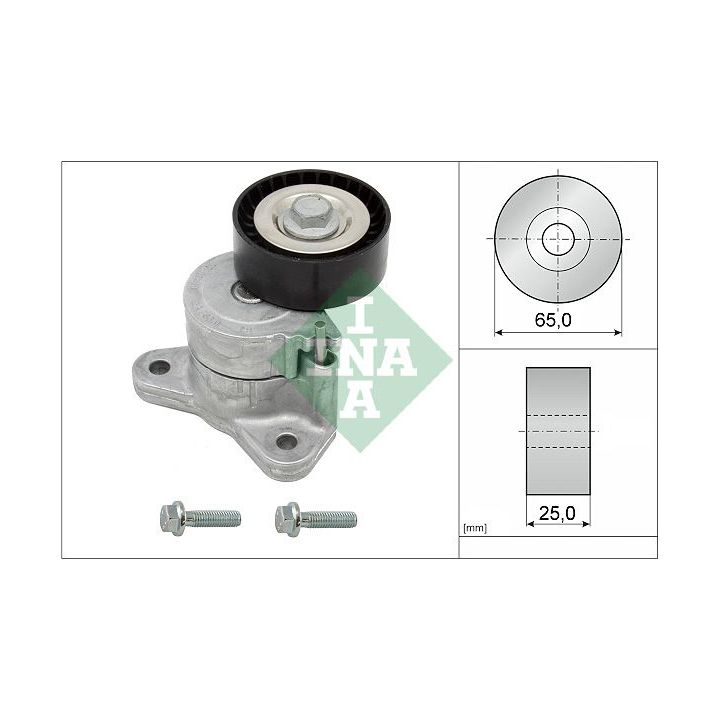 Diržo įtempiklis, V formos rumbuotas diržas INA 534 0325 10