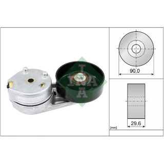 Diržo įtempiklis, V formos rumbuotas diržas INA 534 0358 10