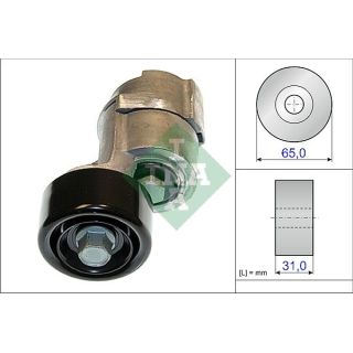 Diržo įtempiklis, V formos rumbuotas diržas INA 534 0430 10