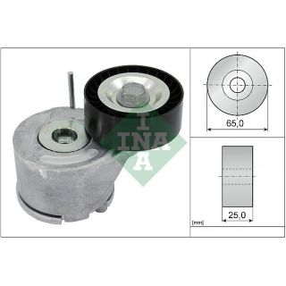 Diržo įtempiklis, V formos rumbuotas diržas INA 534 0455 10