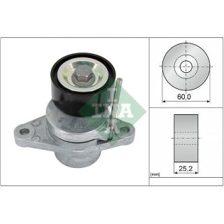 Diržo įtempiklis, V formos rumbuotas diržas INA 534 0474 10