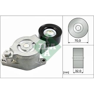 Diržo įtempiklis, V formos rumbuotas diržas INA 534 0538 10