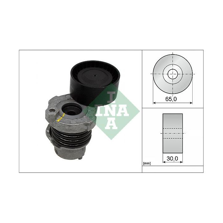 Diržo įtempiklis, V formos rumbuotas diržas INA 534 0590 10