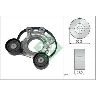 Diržo įtempiklis, V formos rumbuotas diržas INA 534 0774 10