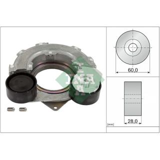 Diržo įtempiklis, V formos rumbuotas diržas INA 534 0882 10