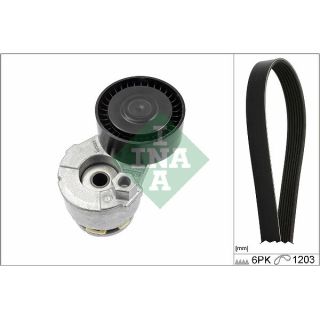 V formos rumbuotas diržas, komplektas INA 529 0009 10