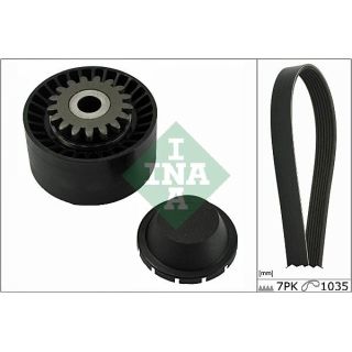 V formos rumbuotas diržas, komplektas INA 529 0016 10